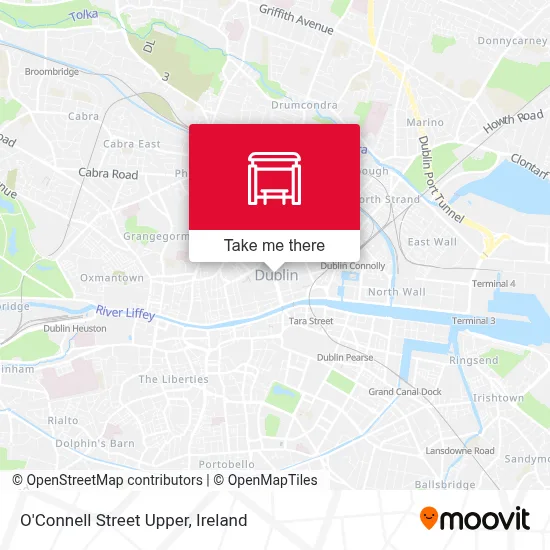 O'Connell Street Upper map