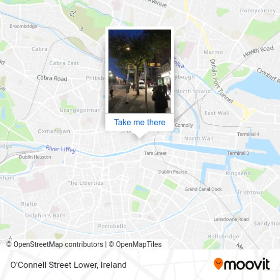 O'Connell Street Lower map