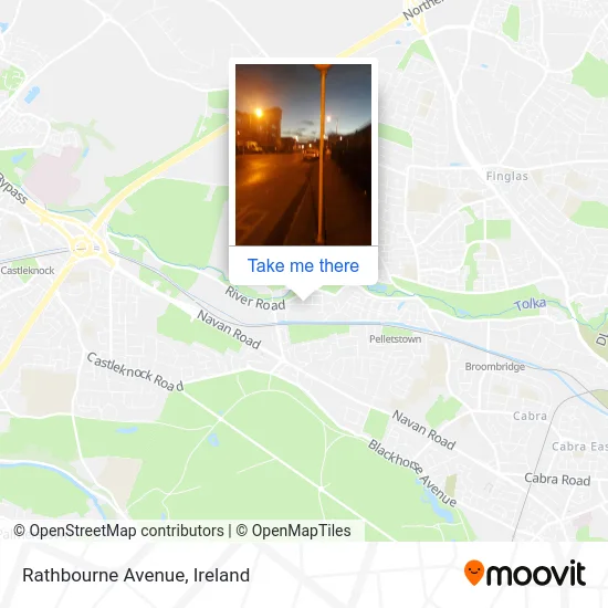 Rathbourne Avenue map