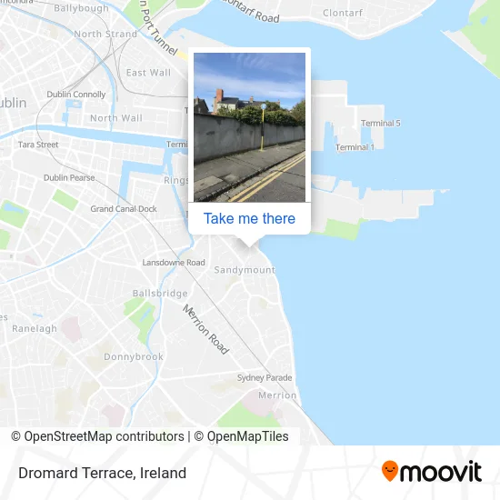 Dromard Terrace map
