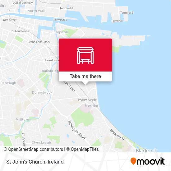St John's Church map