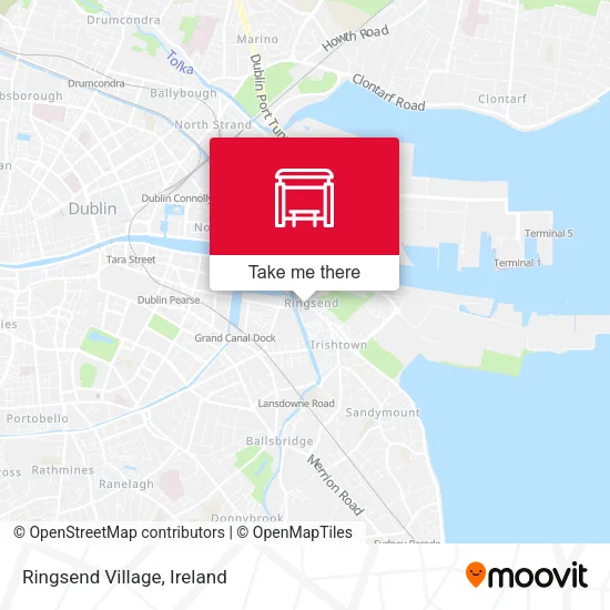 Ringsend Village map