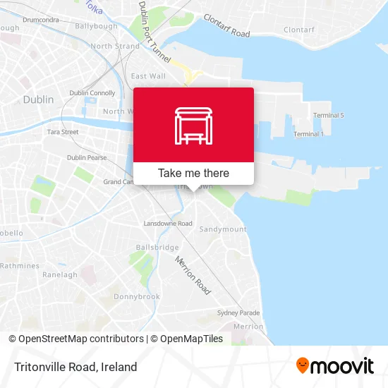 Tritonville Road map
