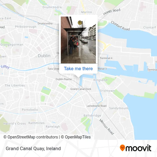 Grand Canal Quay map