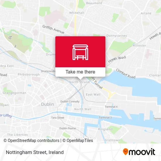 Nottingham Street map