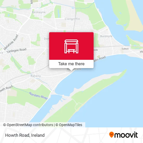 Howth Road map