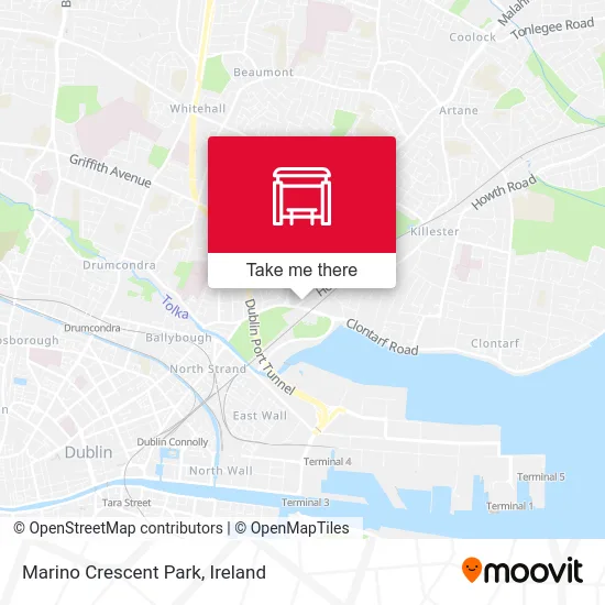 Marino Crescent Park map