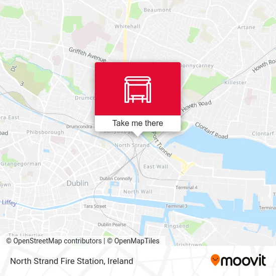 North Strand Fire Station map