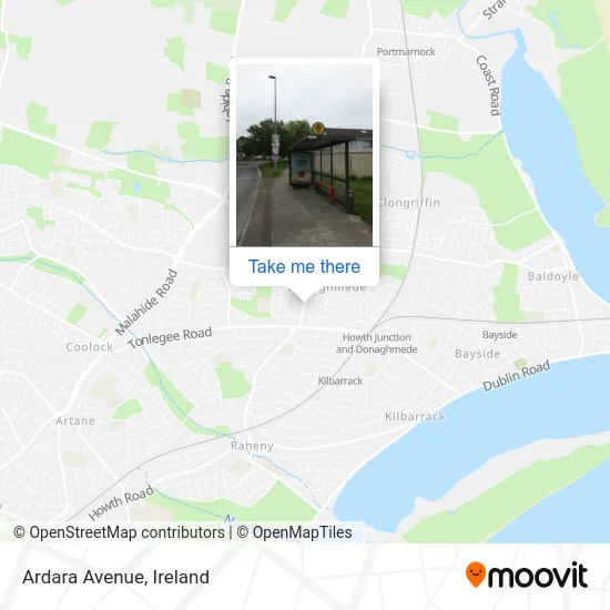 Ardara Avenue map