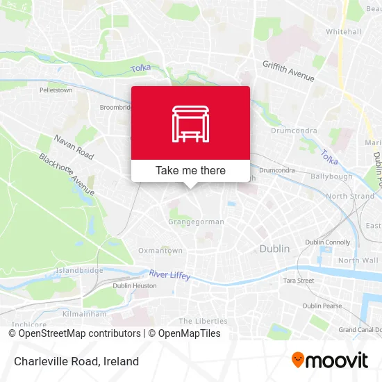 Charleville Road map