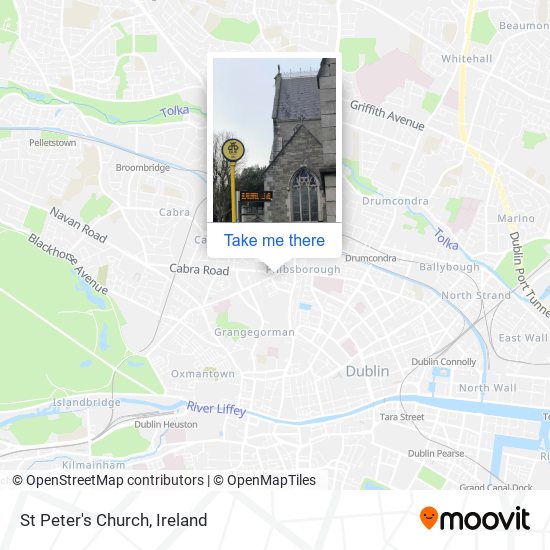 St Peter's Church map