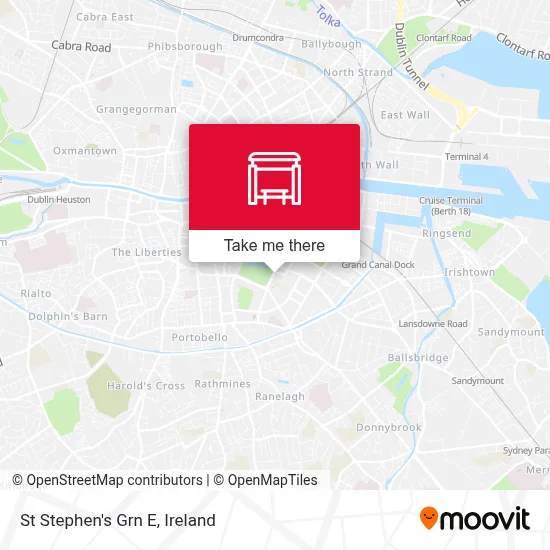 St Stephen's Grn E map