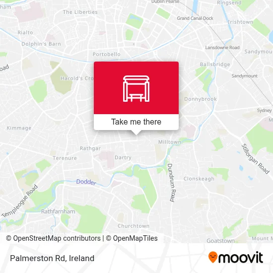 Palmerston Rd map