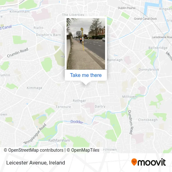 Leicester Avenue map