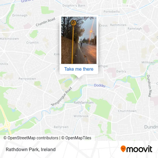 Rathdown Park map