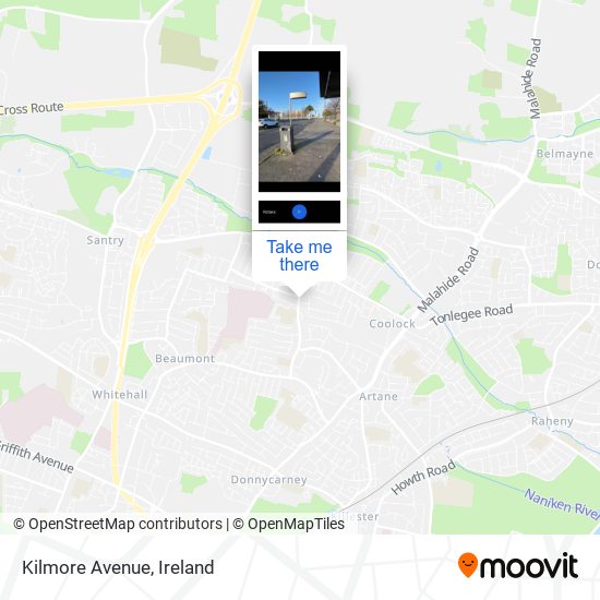 Kilmore Avenue map