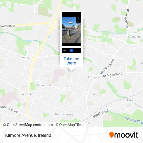 Kilmore Avenue map