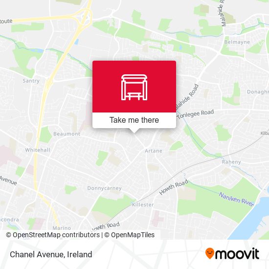 How to get to Chanel Avenue in Dublin by Bus, Train or Light Rail?