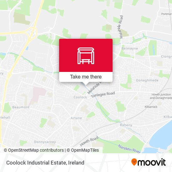 Coolock Industrial Estate map