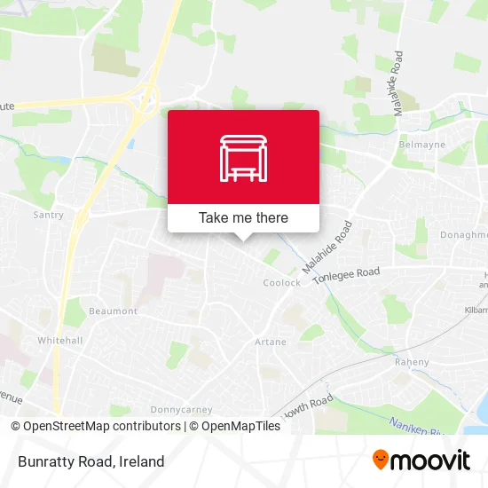 Bunratty Road map