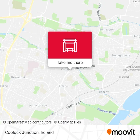 Coolock Junction map