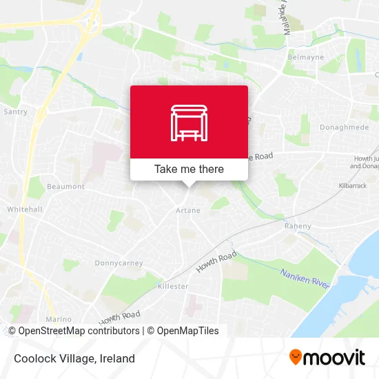 Coolock Village map