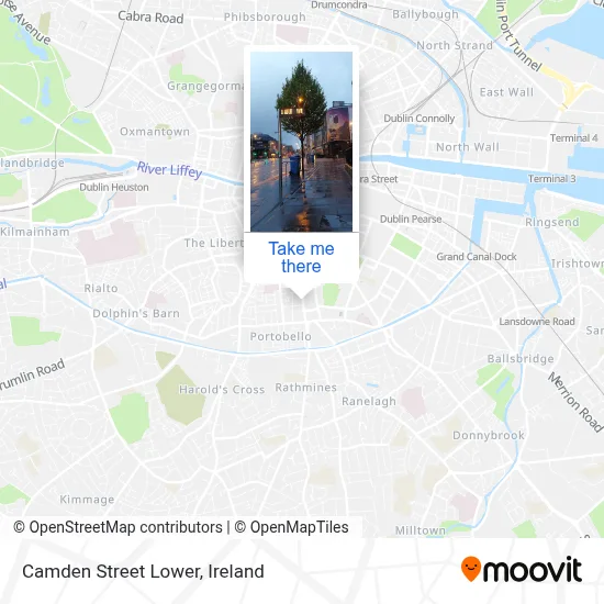 Camden Street Lower map