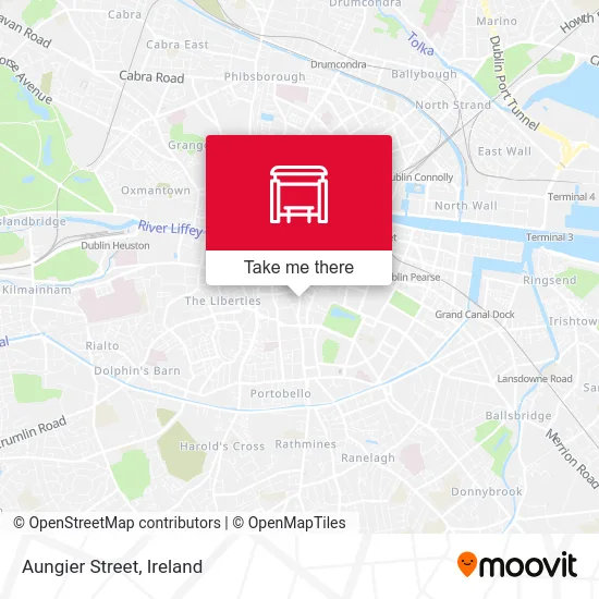 Aungier Street map