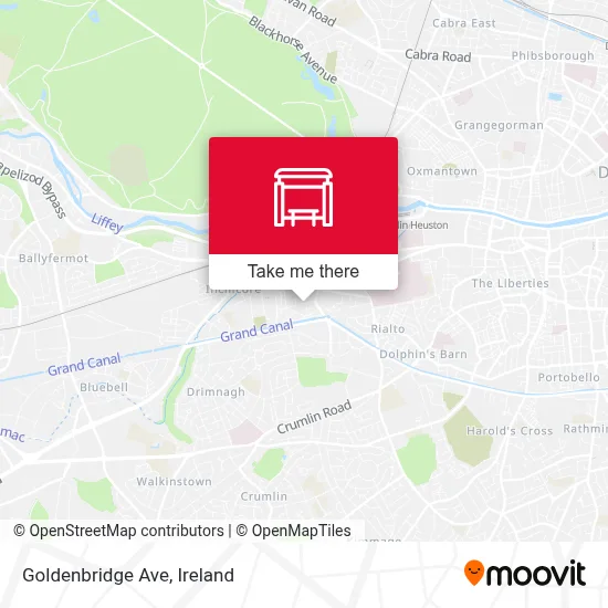 Goldenbridge Ave map