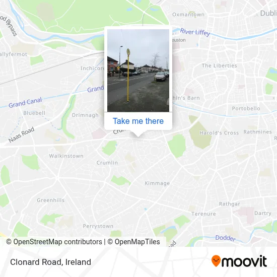 Clonard Road map