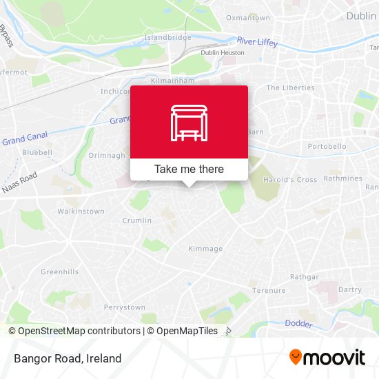 Bangor Road map