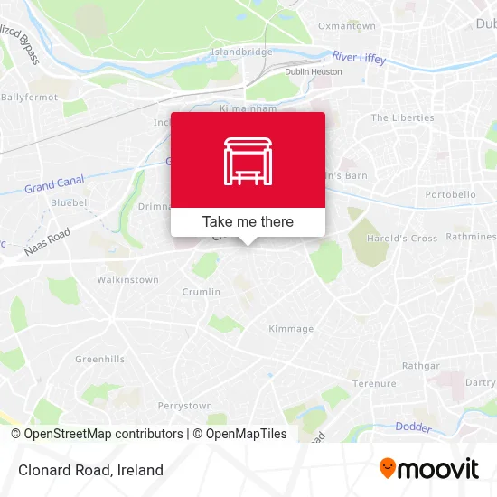 Clonard Road map
