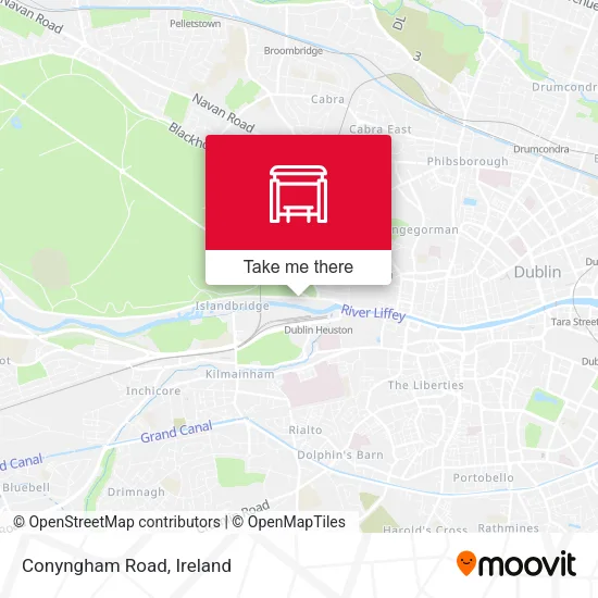 Conyngham Road map