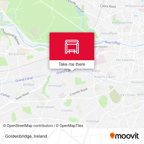 Goldenbridge map