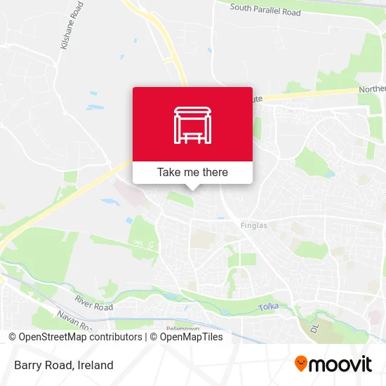 Barry Road map