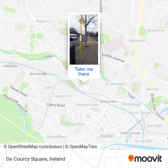 De Courcy Square map