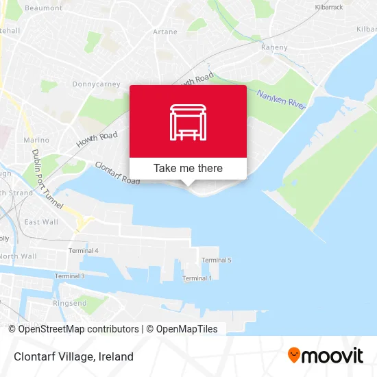 Clontarf Village map