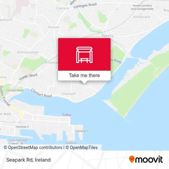 Seapark Rd map