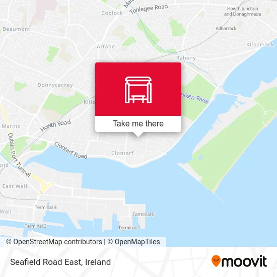Seafield Road East map