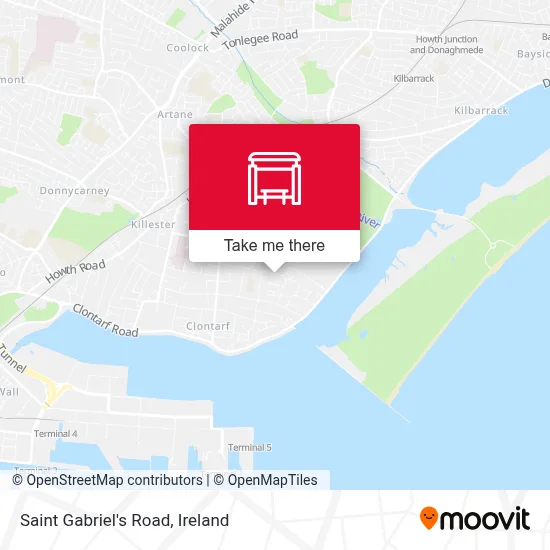 Saint Gabriel's Road map