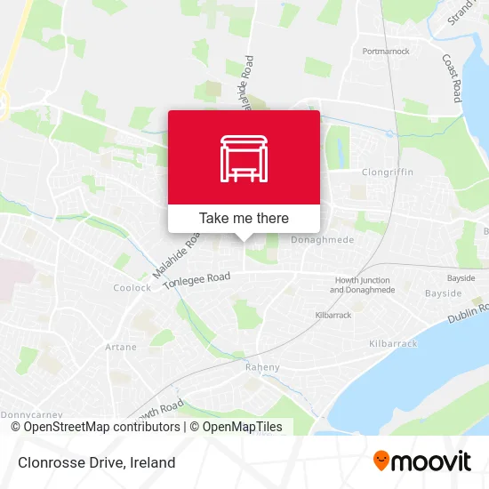 Clonrosse Drive map