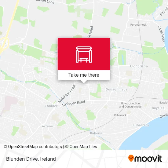 Blunden Drive map