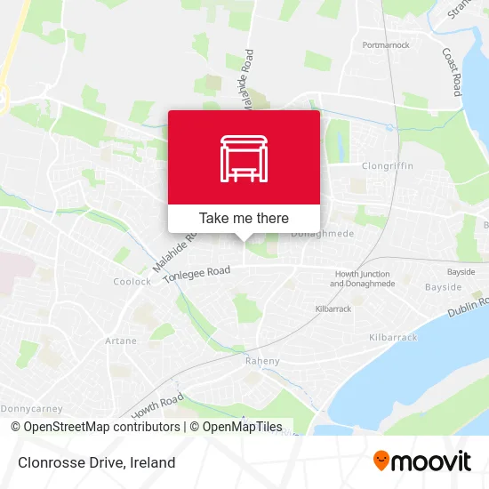 Clonrosse Drive map