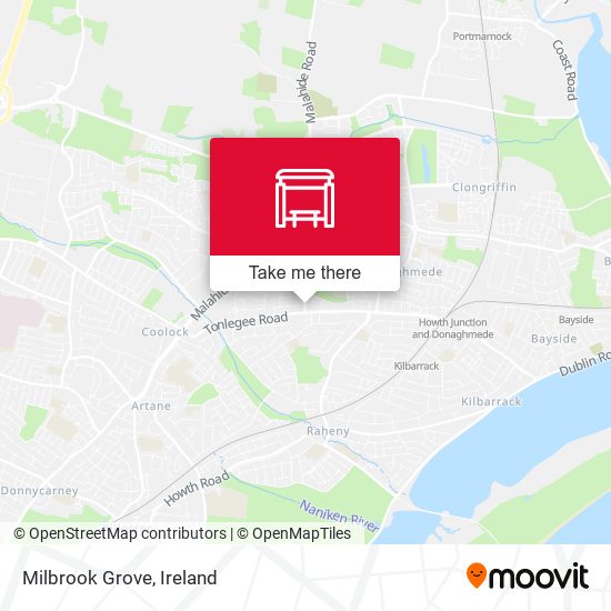 Milbrook Grove map