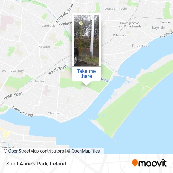 Saint Anne's Park map