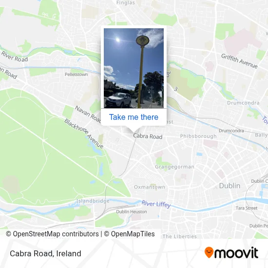 Cabra Road map