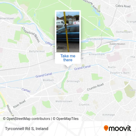Tyrconnell Rd S map