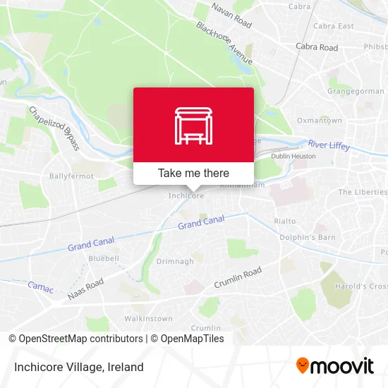 Inchicore Village map