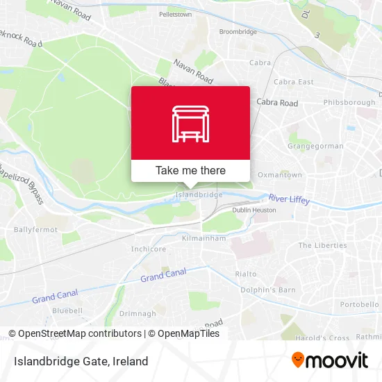 Islandbridge Gate map