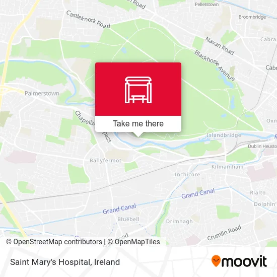 Saint Mary's Hospital map